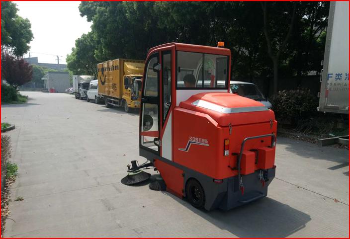 大型掃地車客戶使用現場